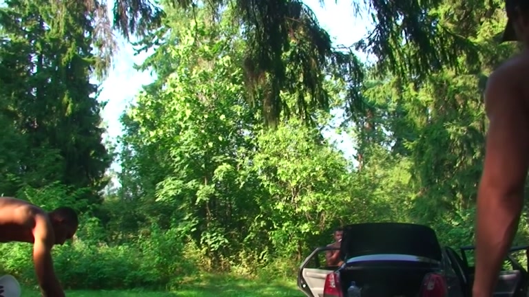 Hot outdoor fucking at barbeque student 18+ party