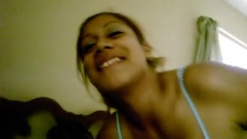 My Latina girlfriend won't let me film her big jugs