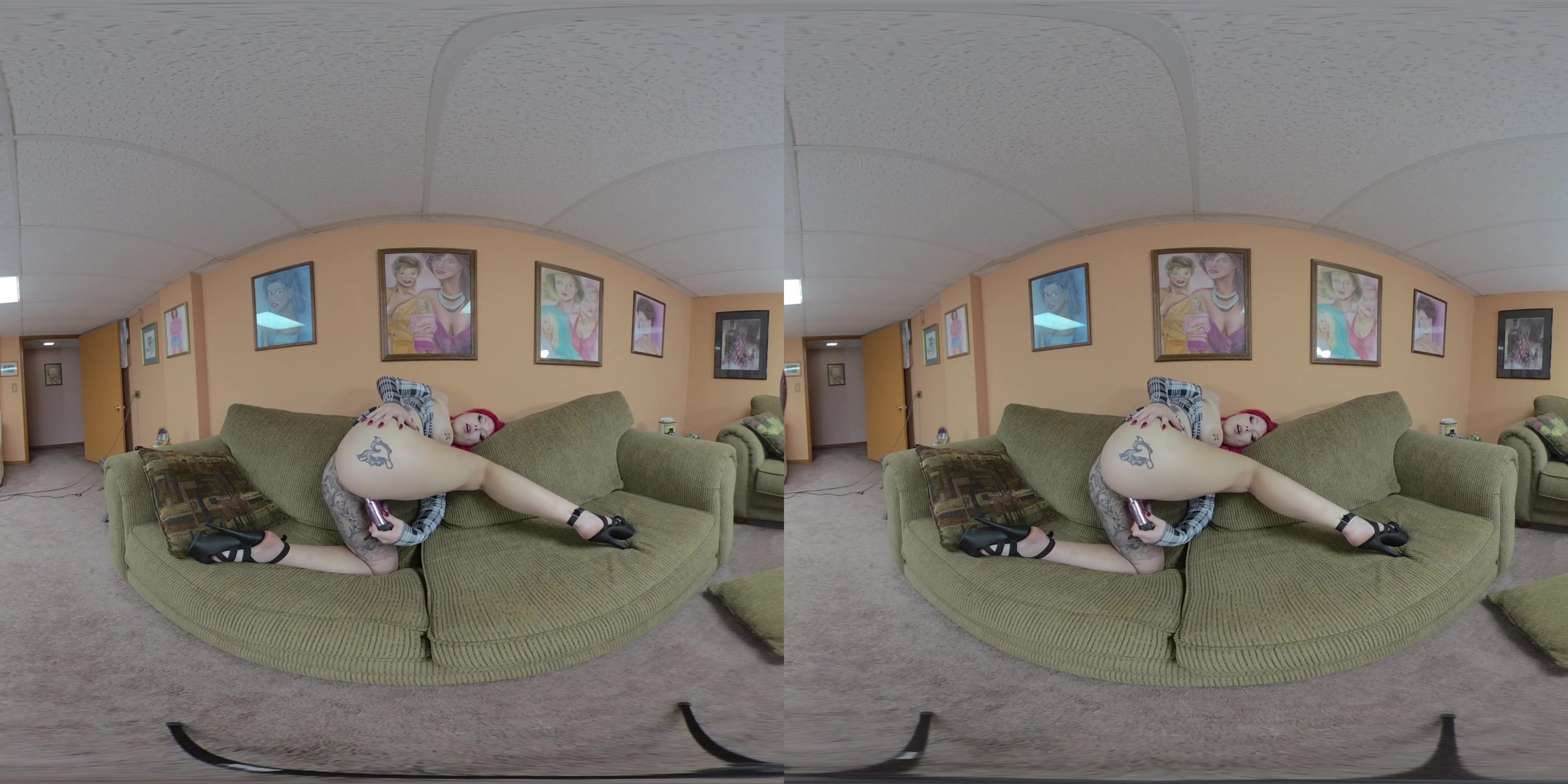 Pink Haired Coed Taylor Nicole Gets Off With Her Rabbit Vibrator - ChickPassVR