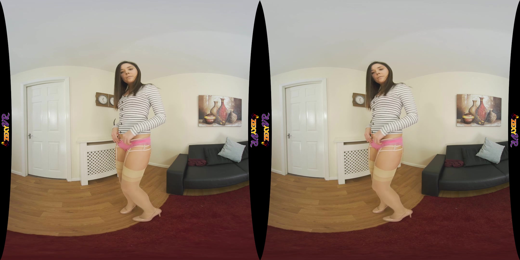 First to Strip featuring Ella Jay - ZexyVR
