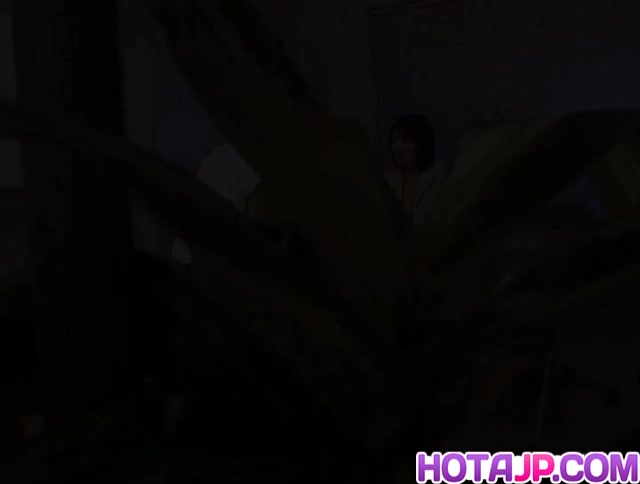 Jun Kusanagi Asian maid gets anal fingering before suck