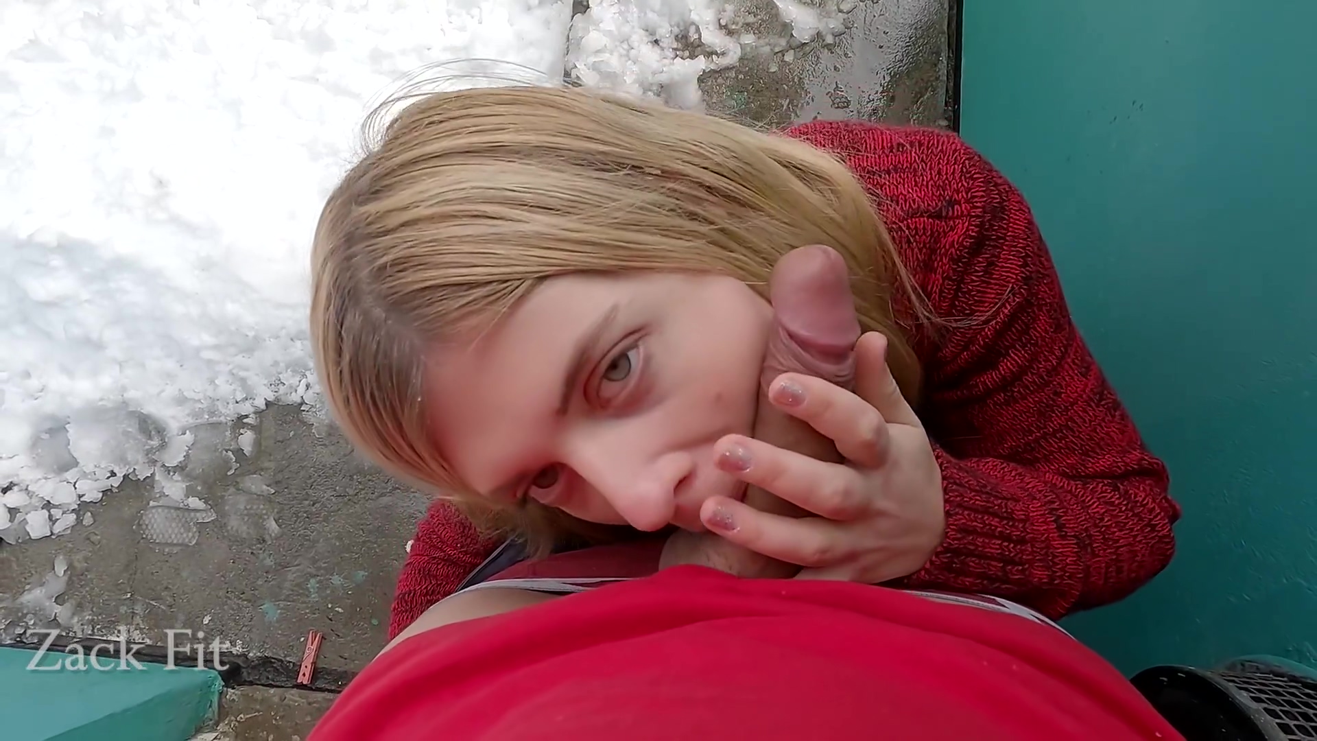 Beautiful Big Ass Blonde Fucks The Neighbor In The Patio Of His House