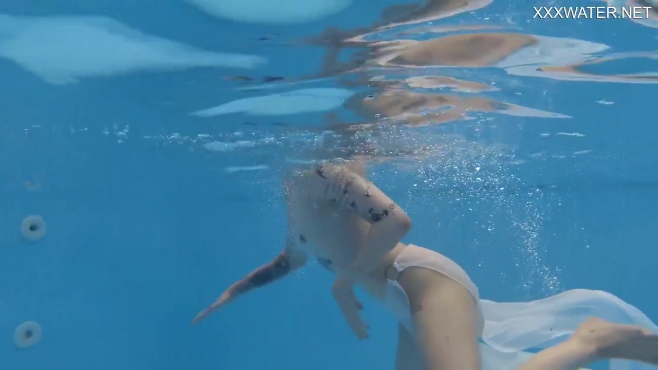 Cutest Mimi Swimming - Tattooed teen 18+