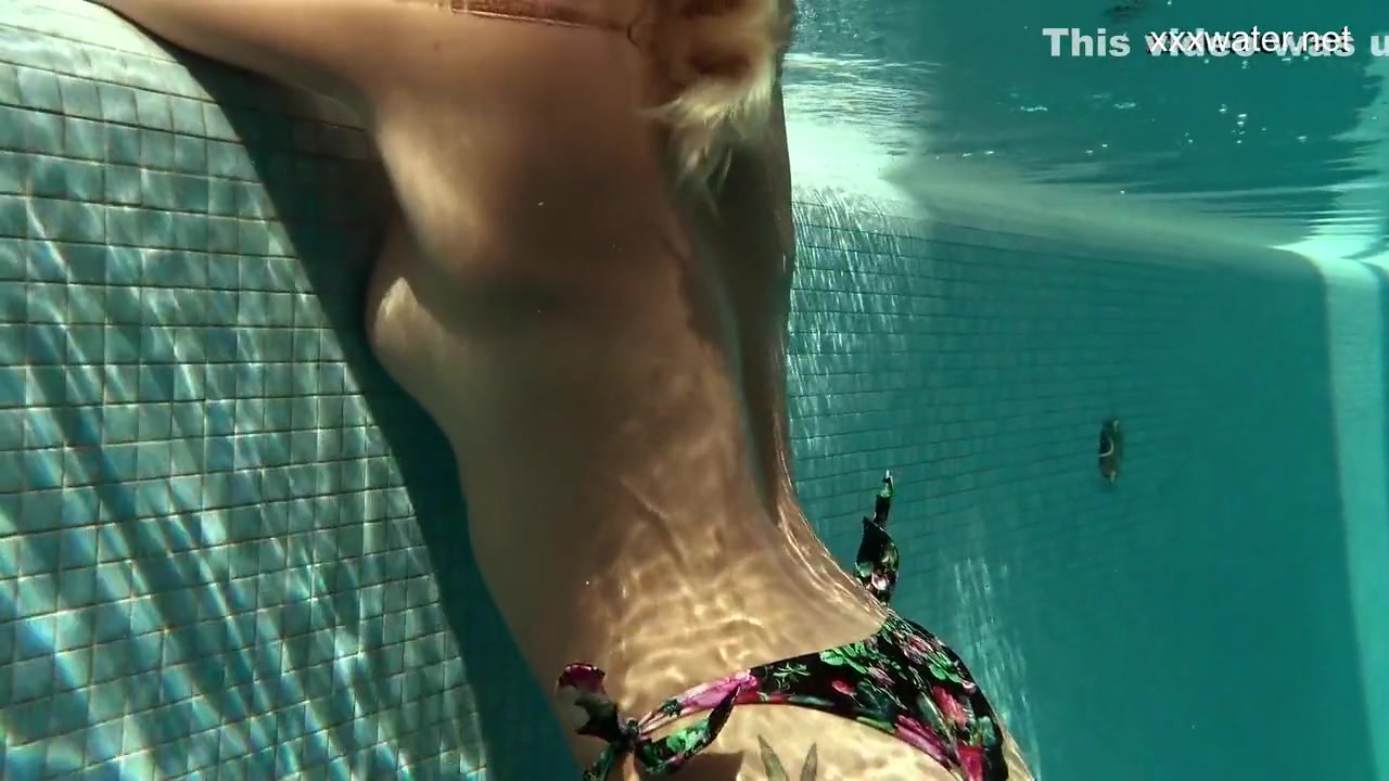 Serbian Pornstar Gets Naked In The Pool
