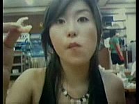 Korean GF Finger Fucked In the Dark