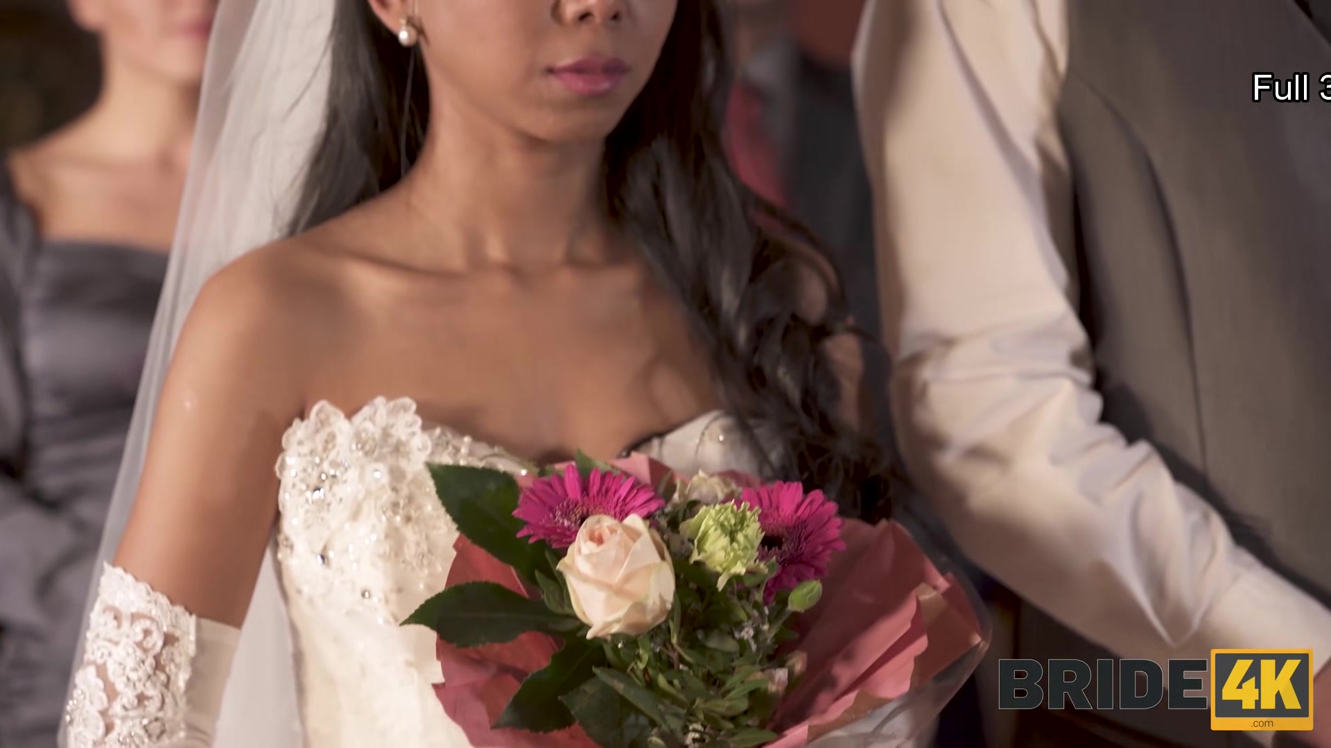 BRIDE4K. Couple starts fucking in front of the guests after wedding ceremony