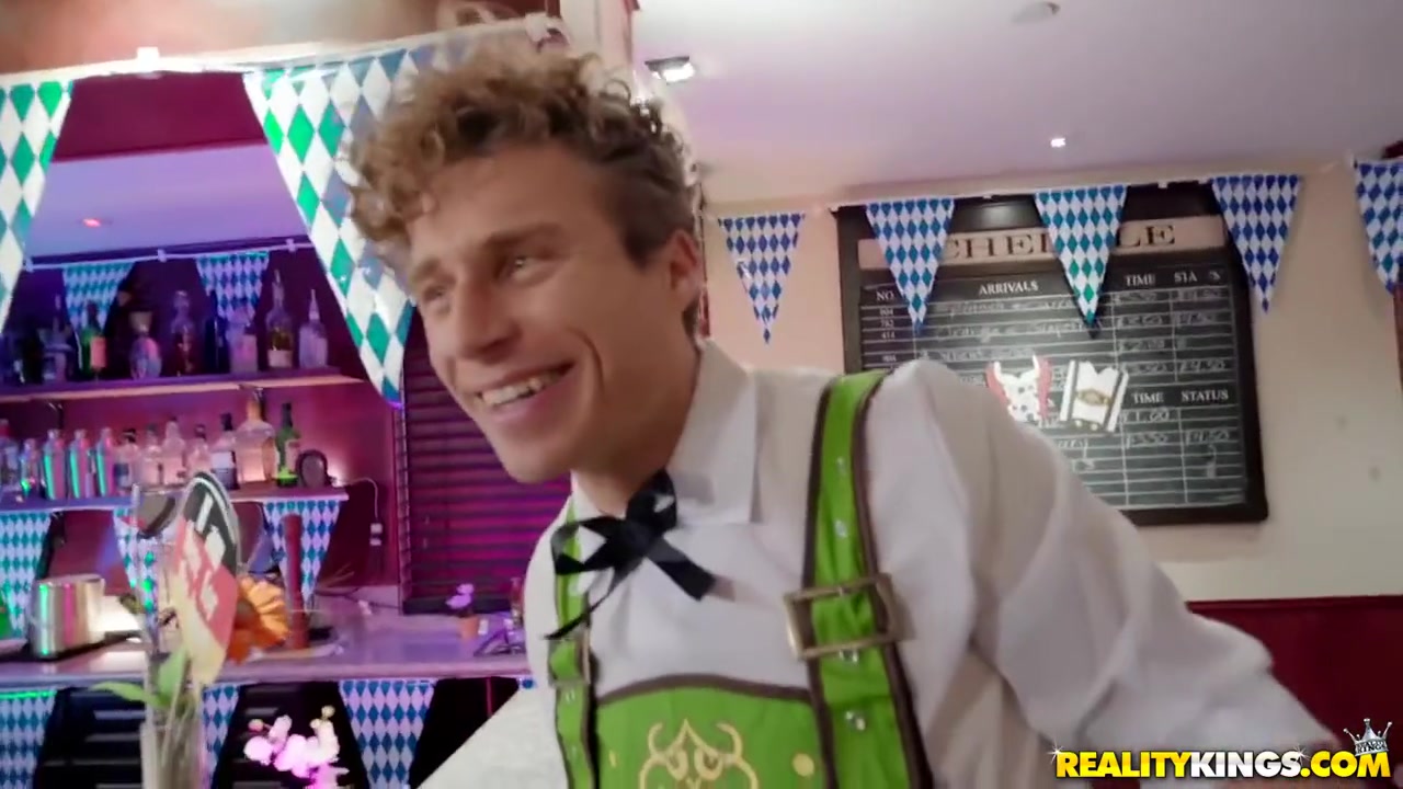 Pristine Edge And Michael Vegas In A Ffm Threesome At A Pub With 2 Sexy Waitresses Emily And
