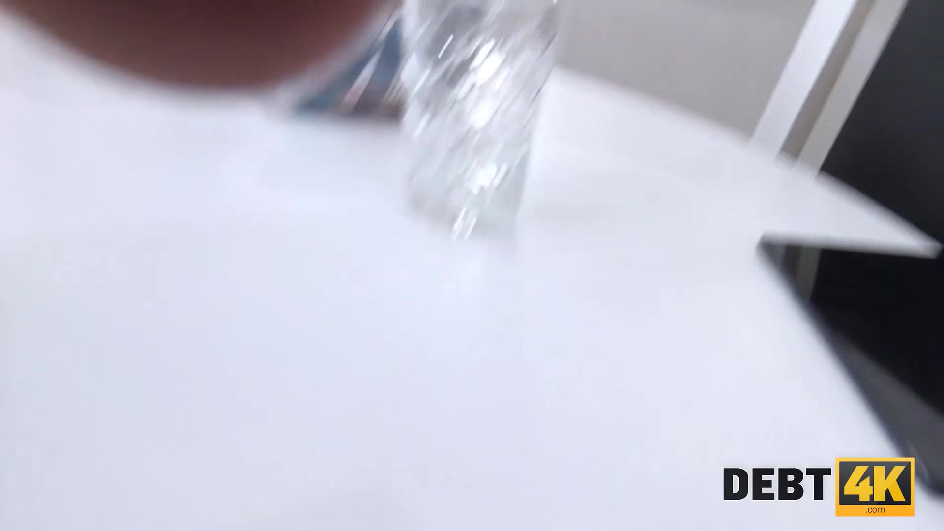 DEBT4k. Thoughtless chick avoids problems practicing sex with the landlord