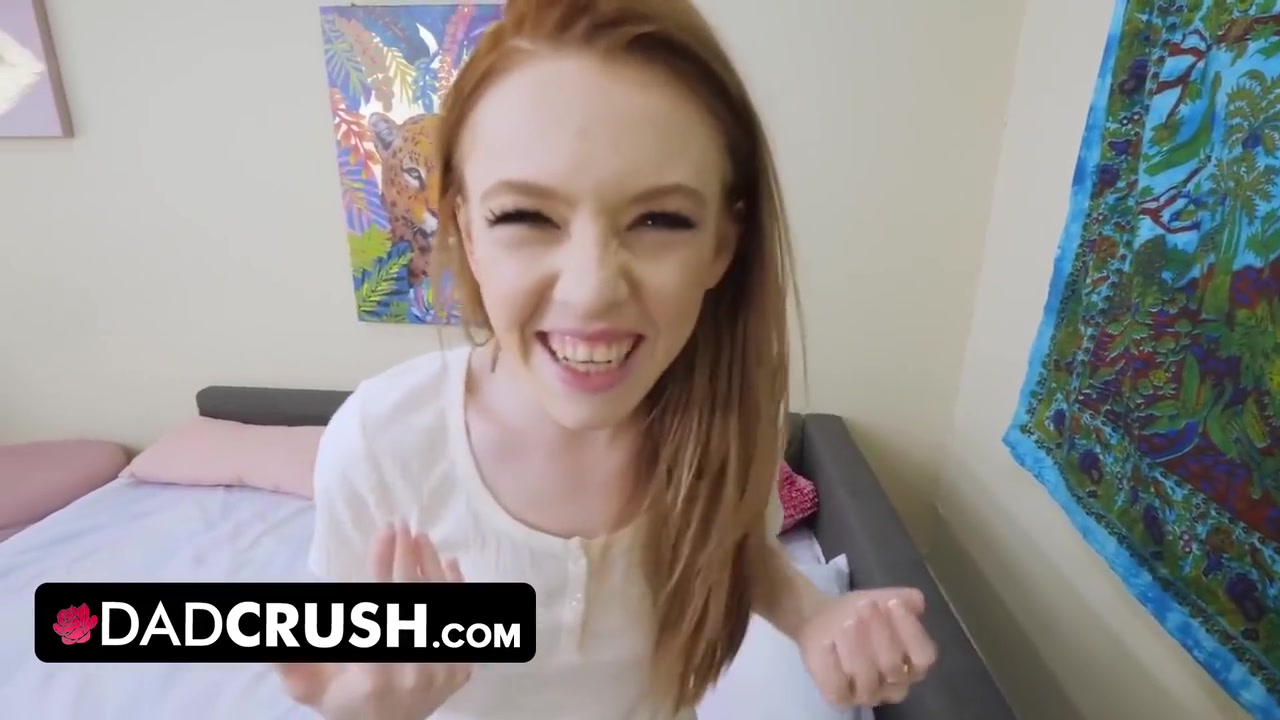 Naughty teen 18+ Gives Stepdaddy A Sneaky Blowjob While Stepmom Is In The Room - Madi Collins And Step dad Crush