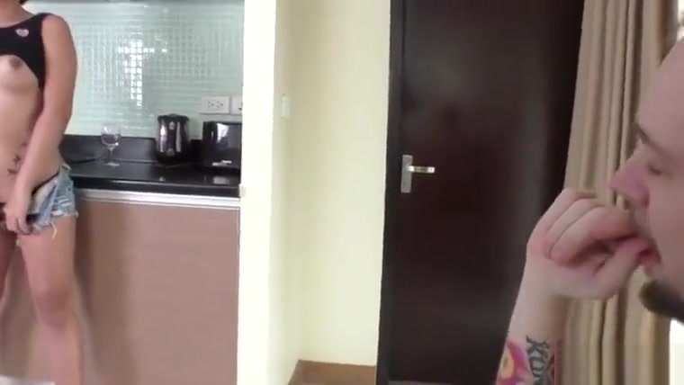 Horny Dude fucks Asian Ladyboy Mickys tight butthole
