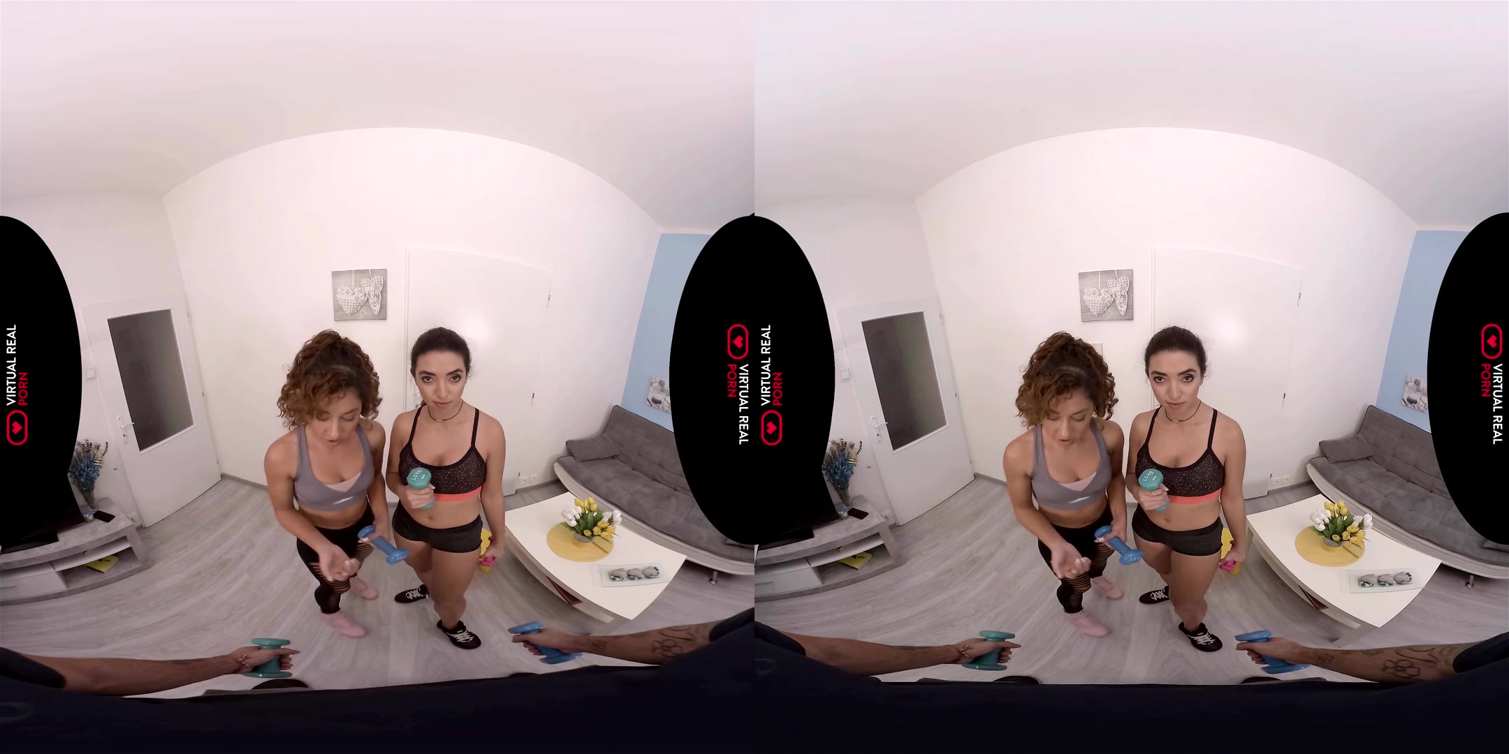 Frida Sante & Melody Petite in Lifting and Pumping - VirtualRealPorn