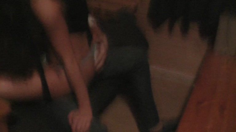 Dude squeezing bare student 18+ booties and fucking the muff