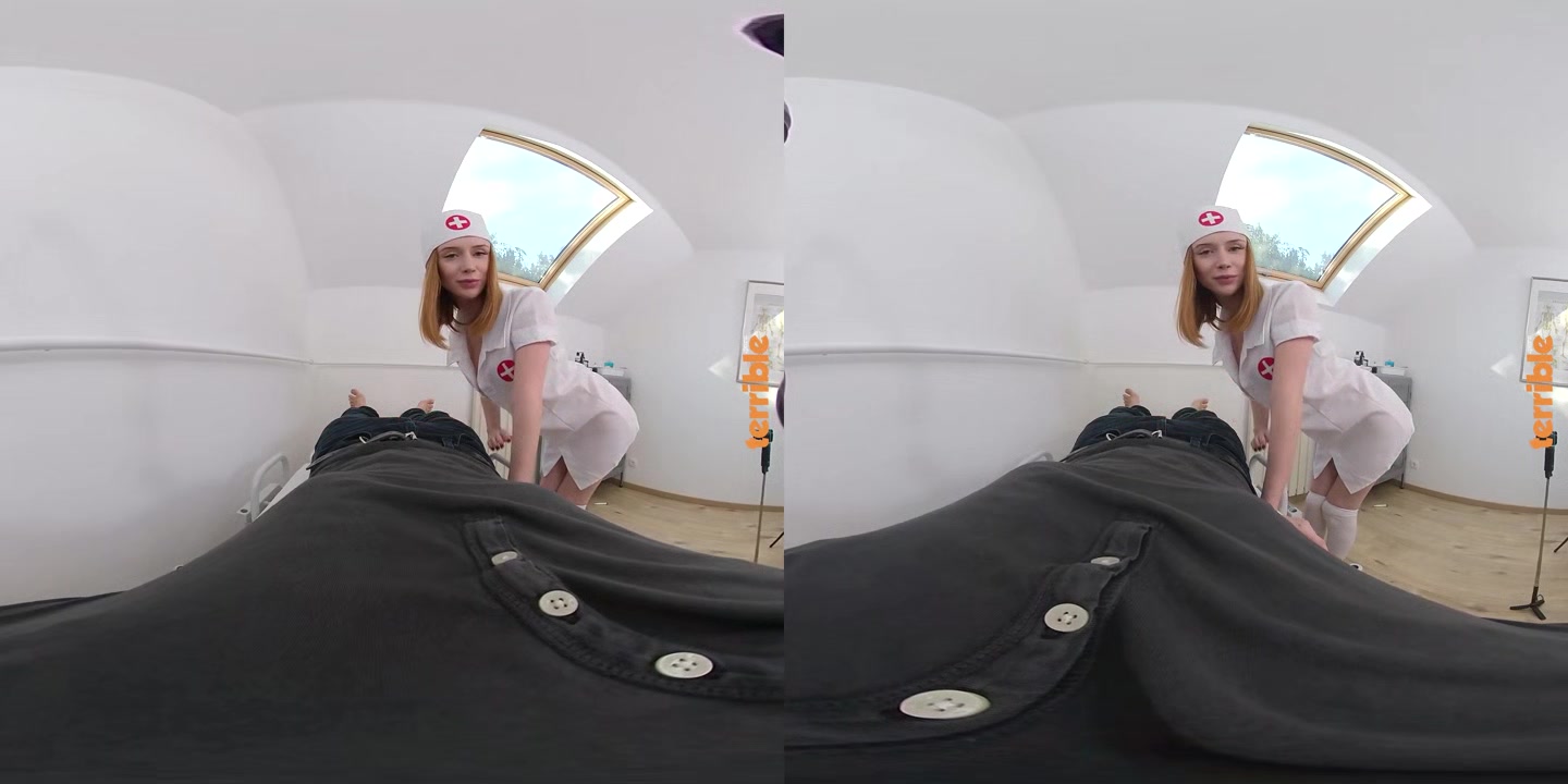 Pale Ginger Nurse Wants Real Dick - perVRt