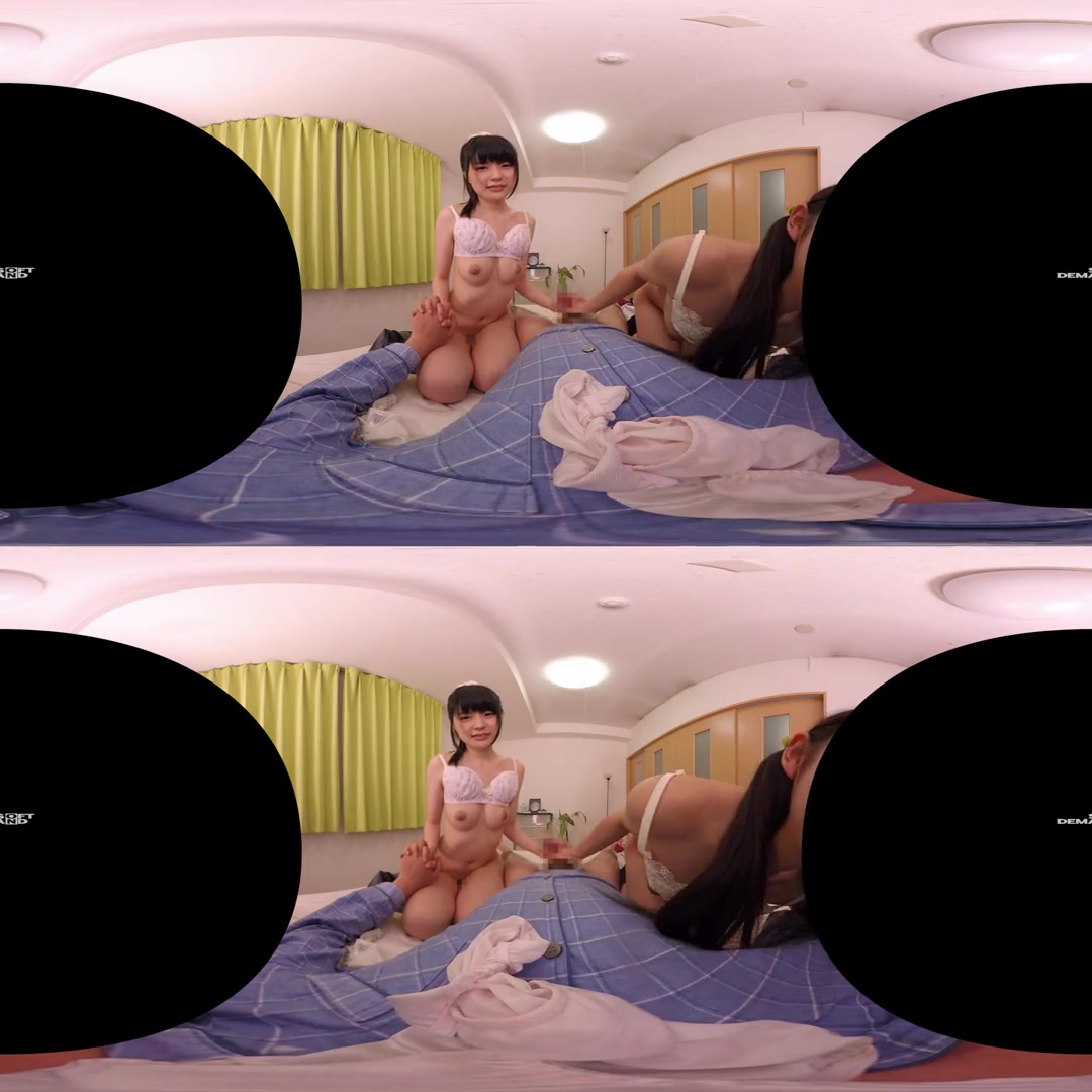Nympho Duo Stepsister schoolgirls 18+ Spit on Your Cock and Edge You; Horny Japanese schoolgirls 18+ MFF POV Threesome