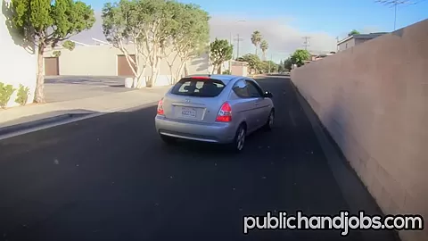 Petite Asian Cindy Starfall Bribes Driving Instructor - Public Handjobs