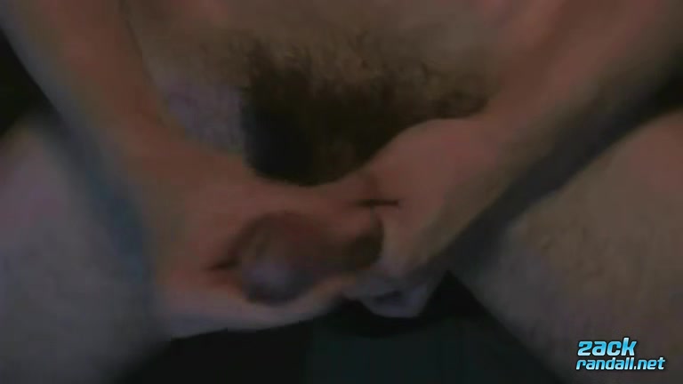 Sexy Zack Randall caps the night off with a hot creamy load