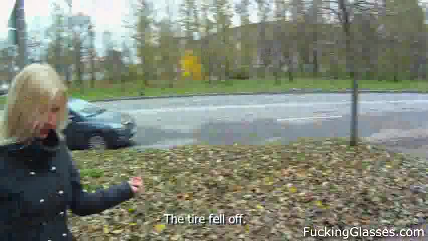 Her car broke down so she offered sex for a lift