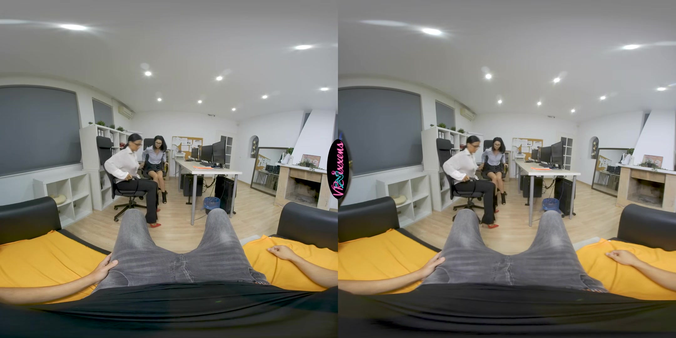 Threesome With The Boss - Office MFF 3Some VR - SexLikeReal