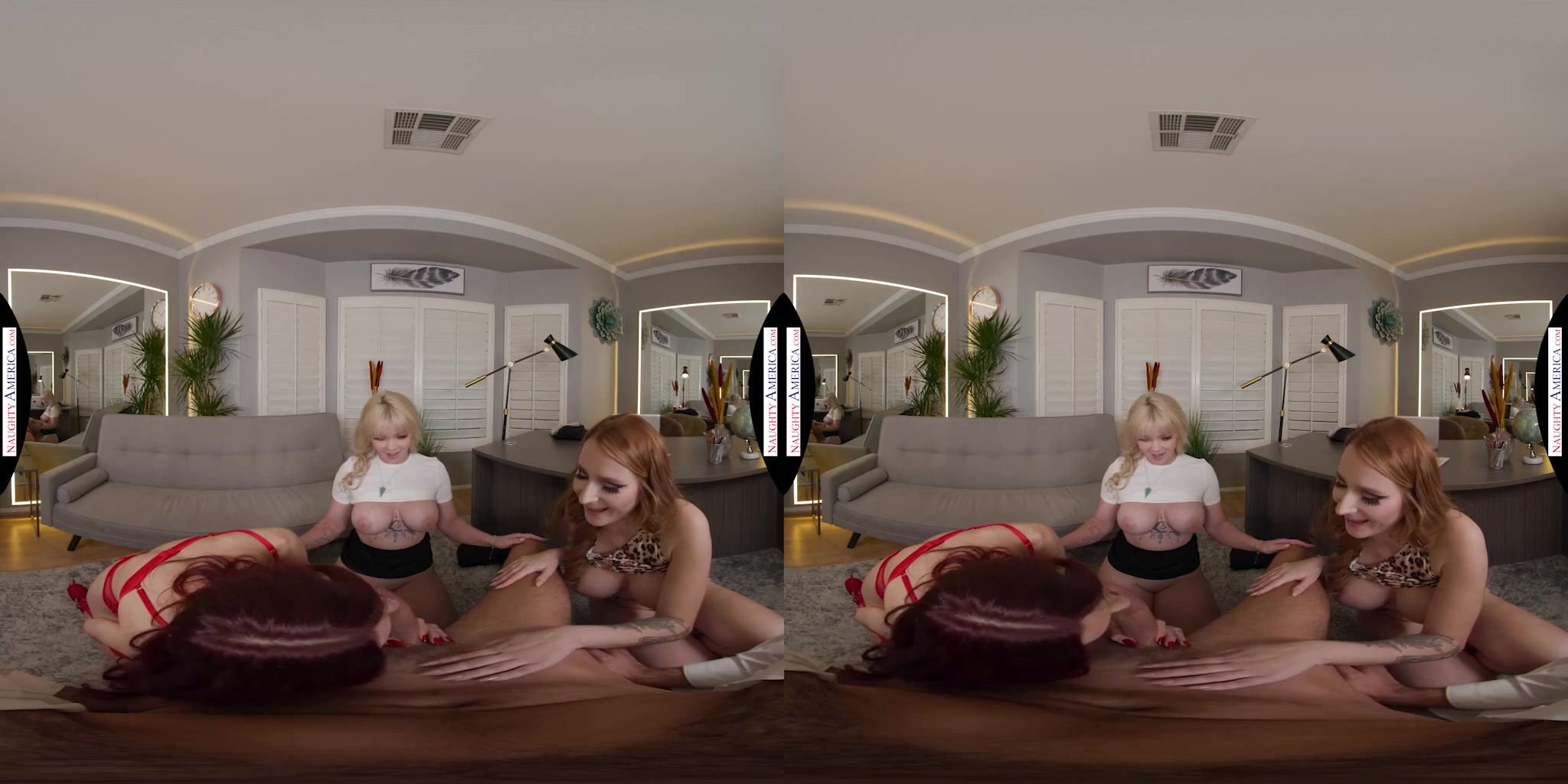 Kay Carter & Skye Mae seek the guidance of therapist April Snow on how to take care of their man's big dick energy