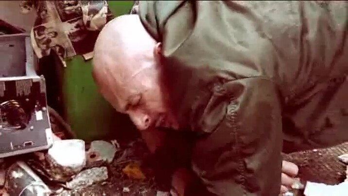 Biker boys fisting skinhead
