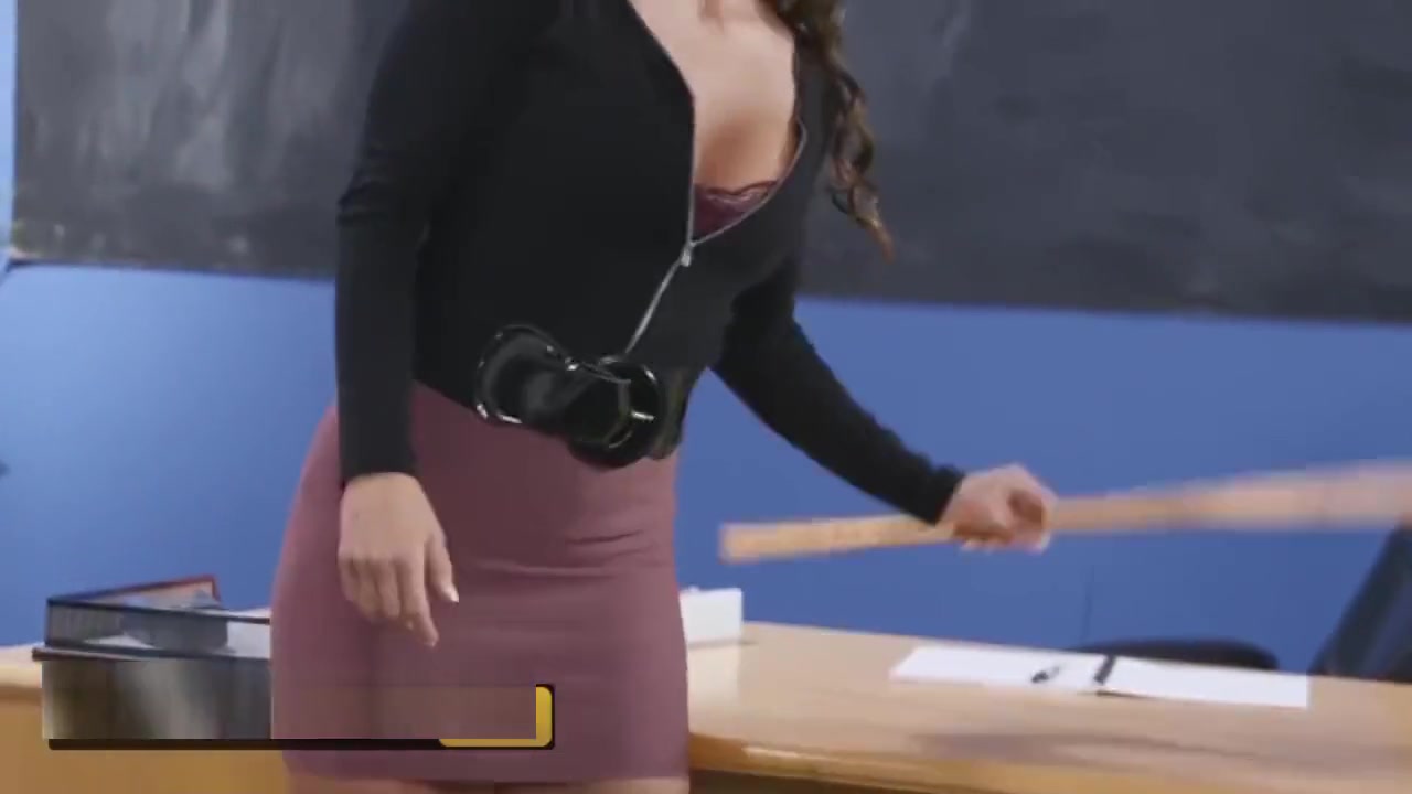 Brazzers - Big Tit teacher Abigail Mac gives student 18+ some Discipline