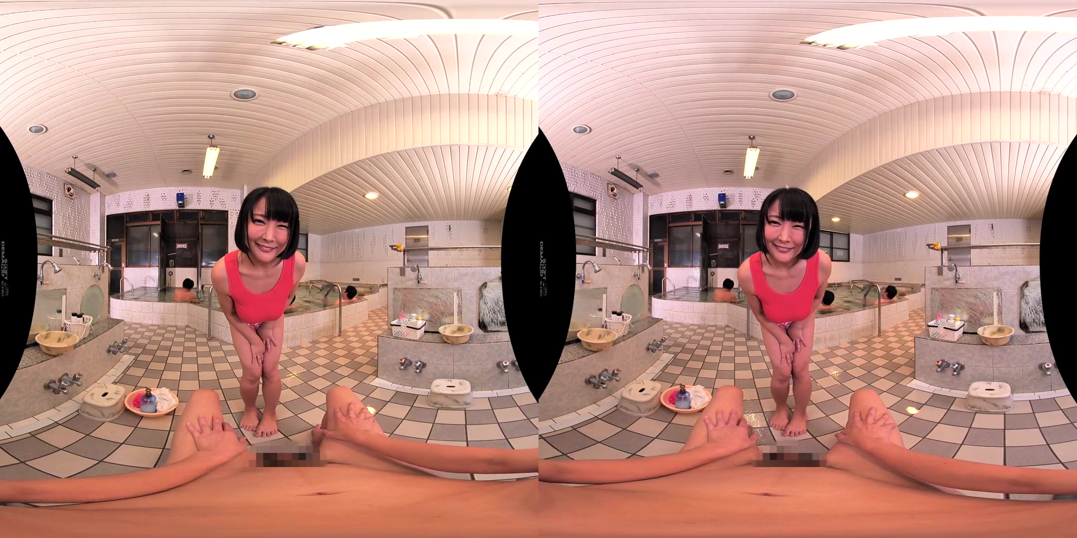 Washing your Body with her Famous I-Cup Tits 2 - Japanese Big Tits Blowjob