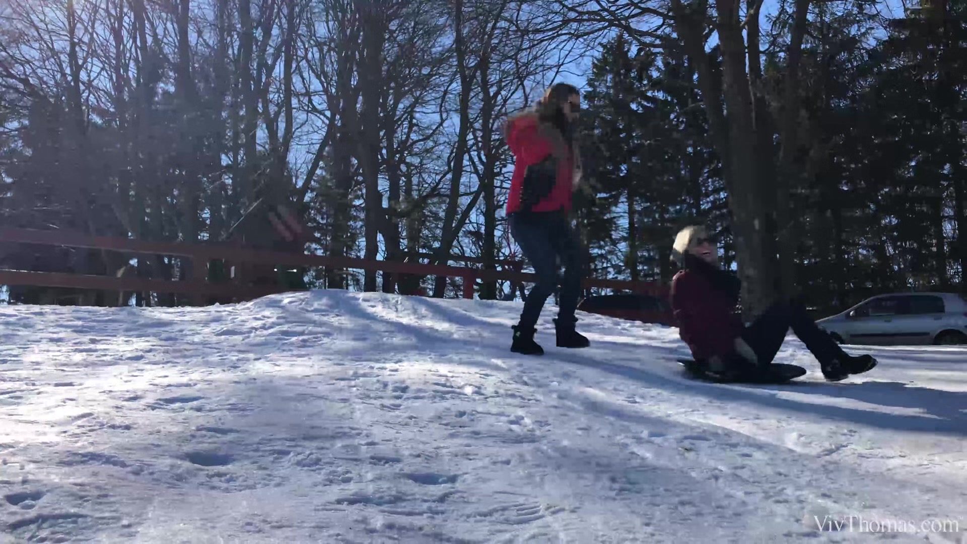 Winter Warmers 2 - Snow Angels - Candy Alexa & Vicky Love - VivThomas