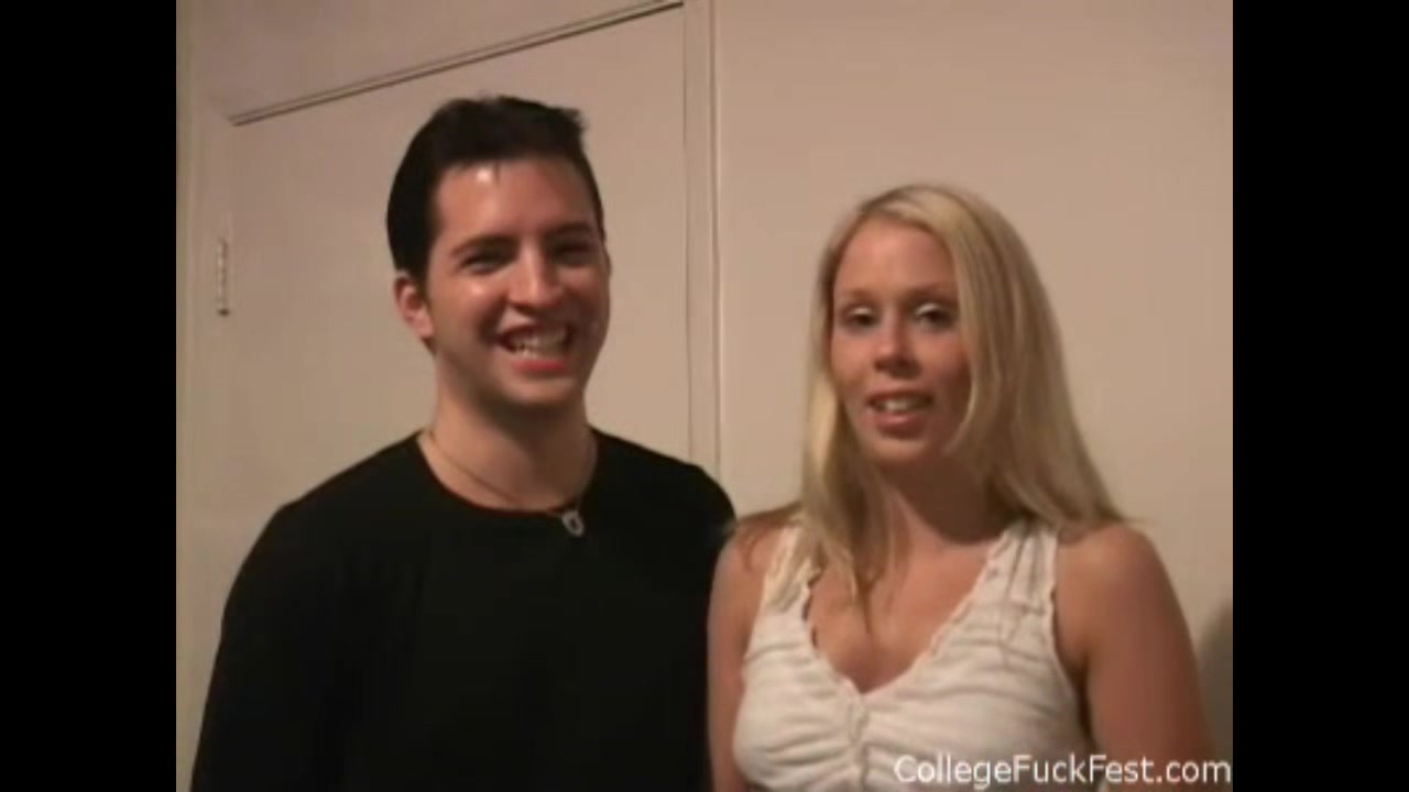 Blonde Slut fucked in College Sex Party