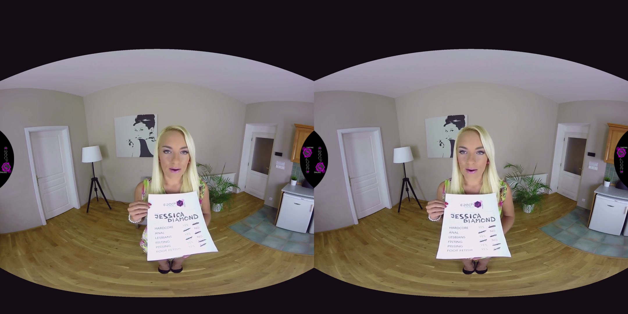 Jessica Diamond in Jessica Diamond Casting Audition - CzechVRCasting