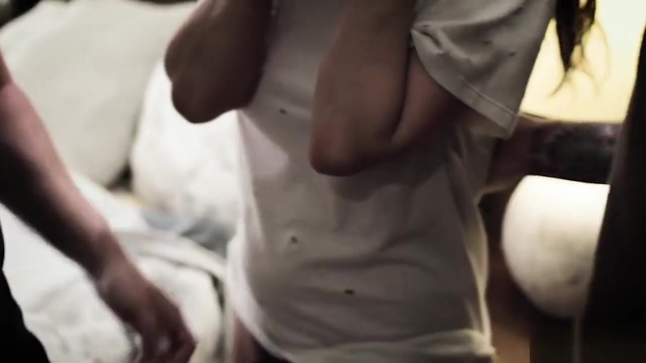 Angry stepbrothers double penetrated their stepsister