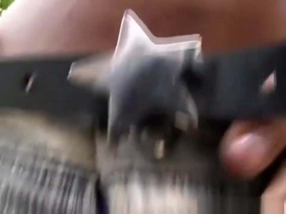 Shemales asshole stuffed with a thick dildo