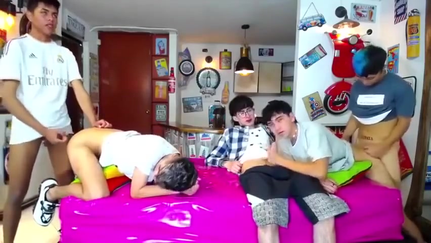 Latin Group Camboys Room Fuck Sex Show Cam Porn Tube