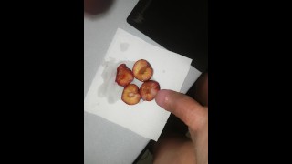 eat own cum from plum