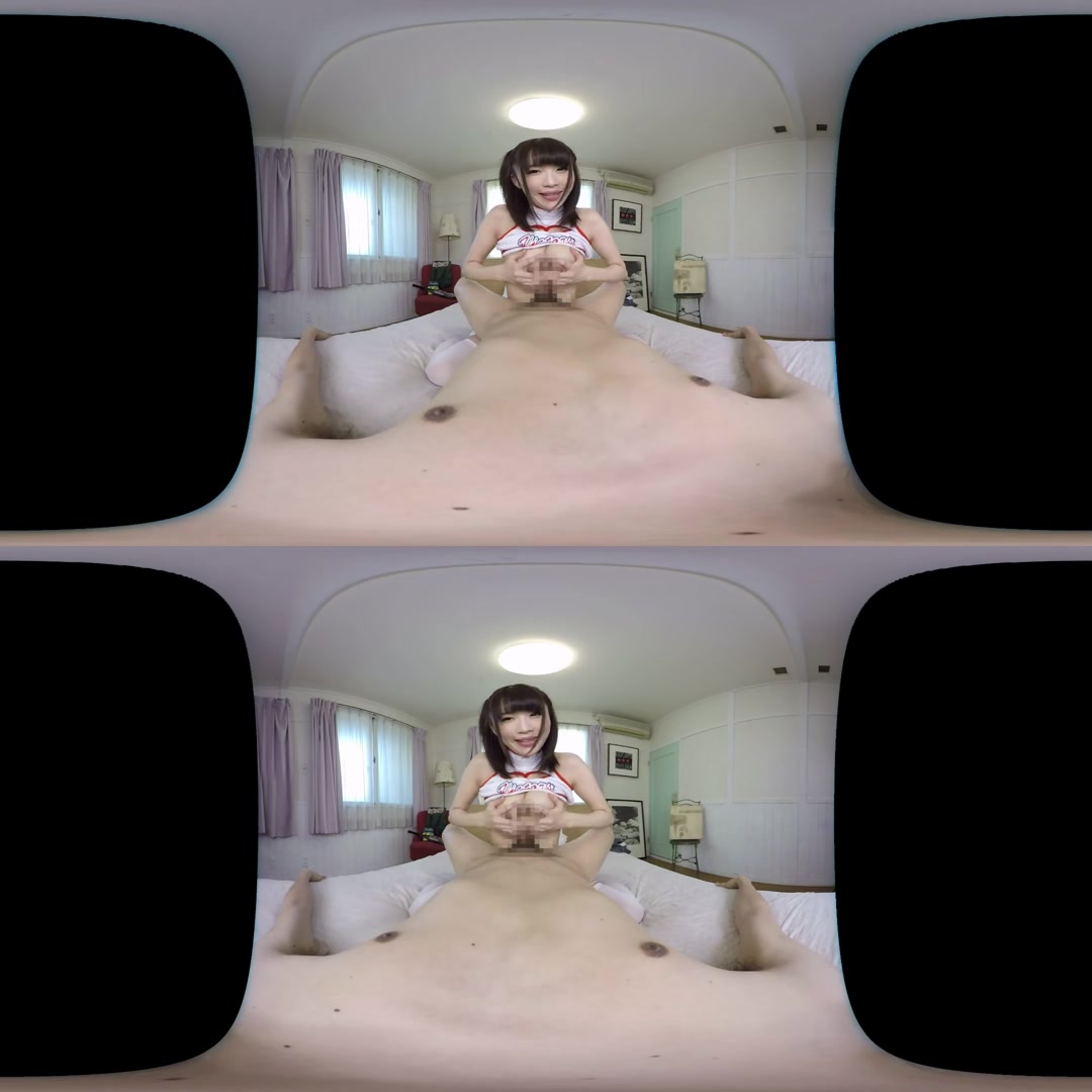 Misato Nonomiya - Big Wet Tits Cheerleader Virtual Creampie Sex - WOW!