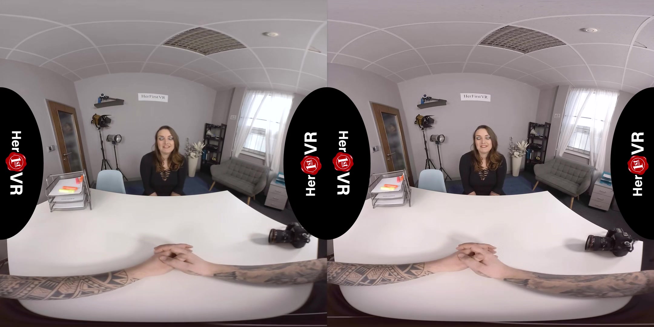 Lea - VR Casting; Busty BBW Amateur - SexLikeReal