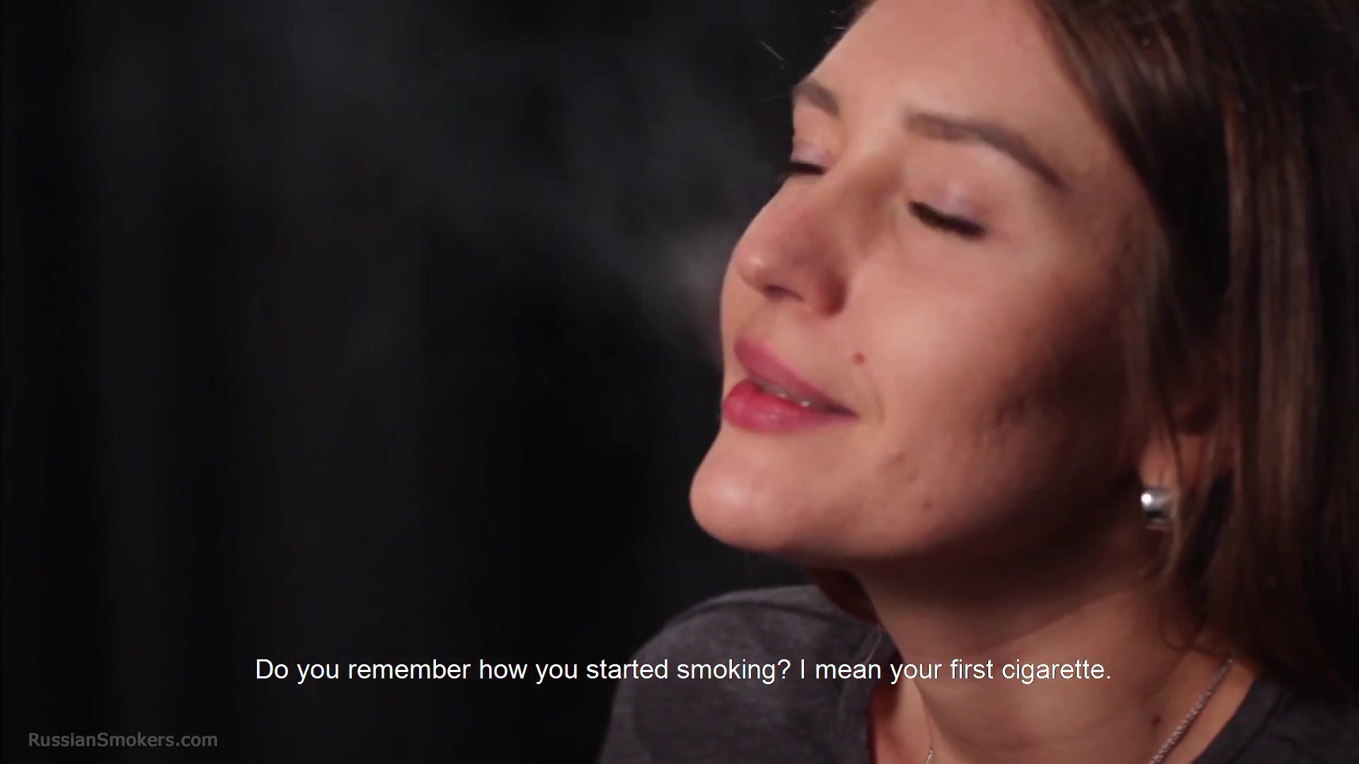Kate Is Giving An Interview And Smoking 100mm Cigarettes