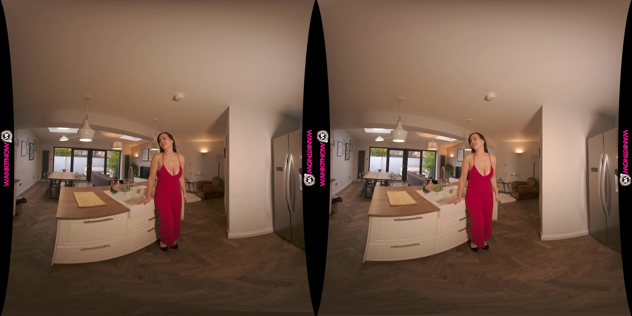 Red Dress featuring Tindra Frost - WankitNowVR