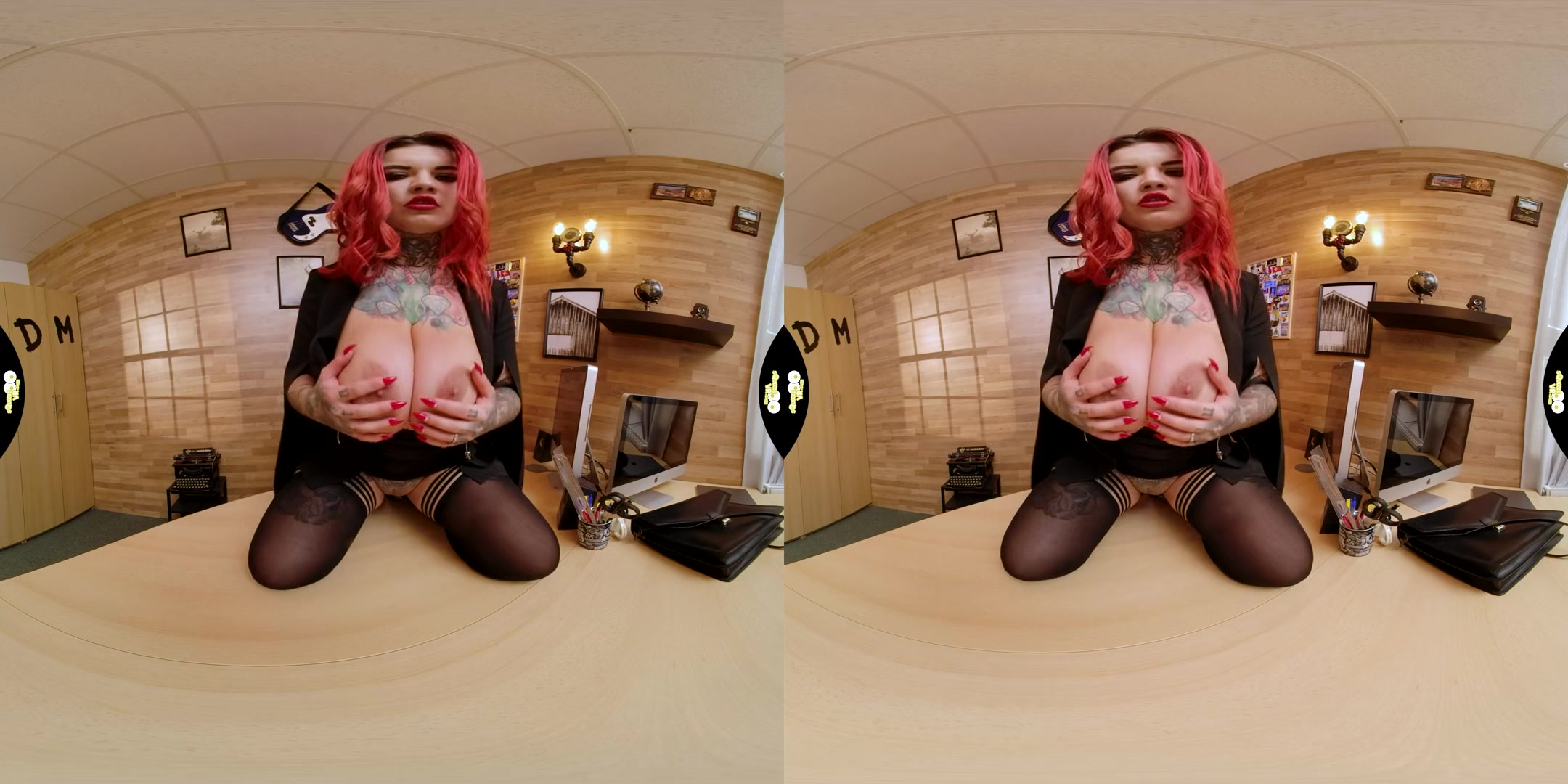 Gorgeous Like Boss - Huge Tits Redhead Alt-Girl Solo