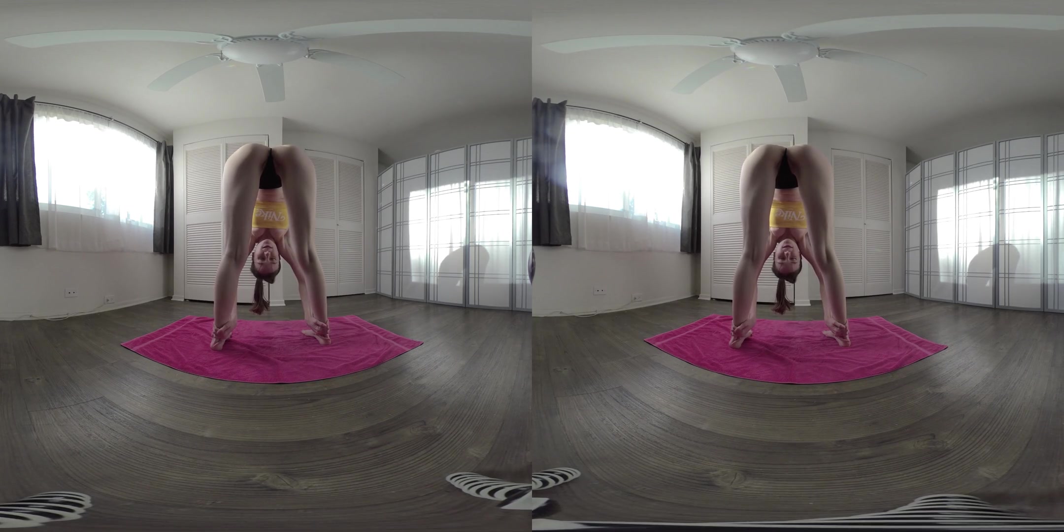 Yoga - Virtual Girlfriend Naked and Stretching - SexLikeReal