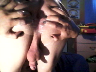 Creamy dildo and finger fun