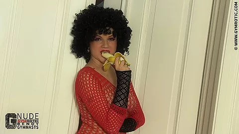 Flexible Anna In Nylon Catsuit - Watch4Fetish