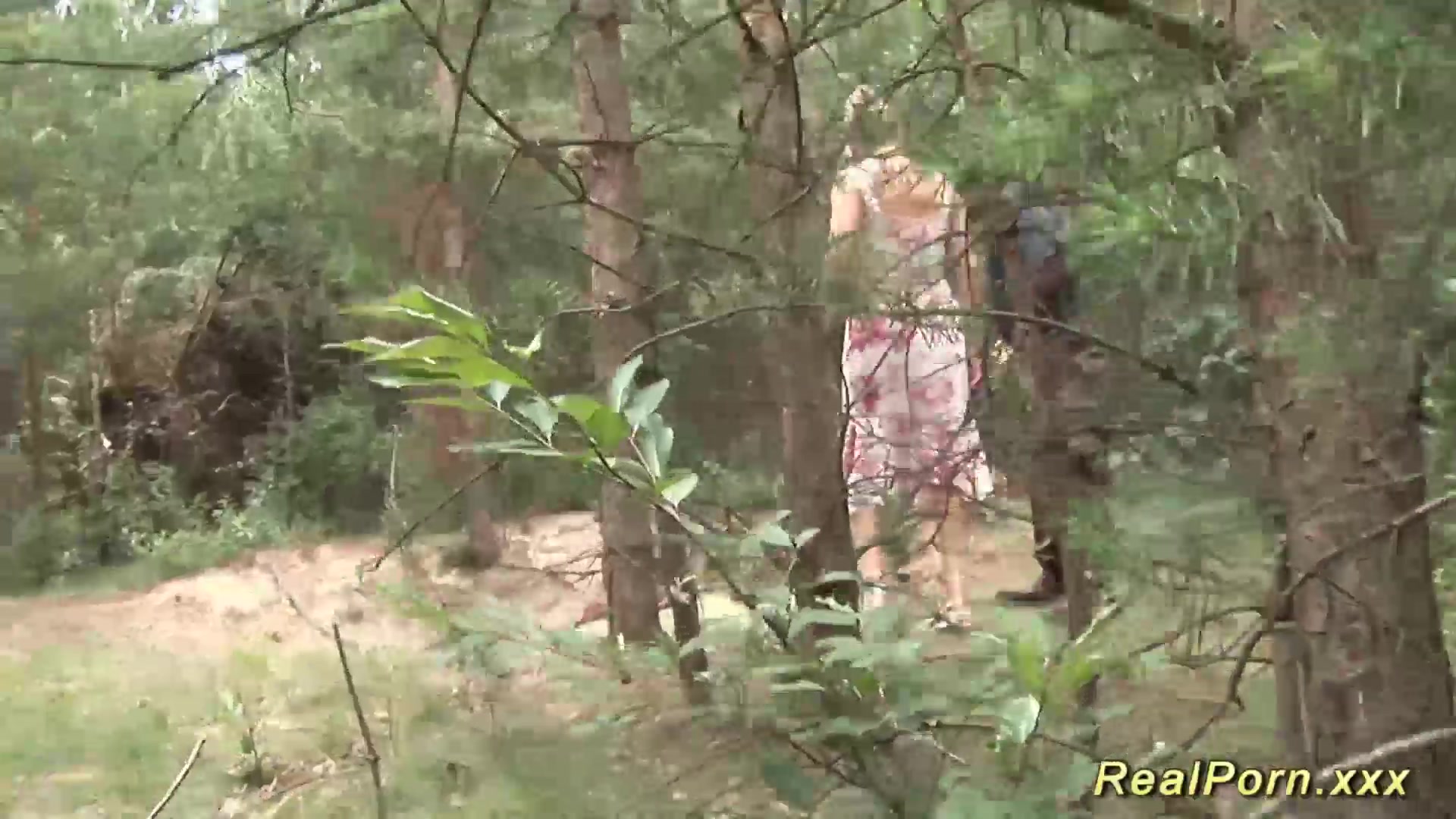 busty stepmom loves sex in nature