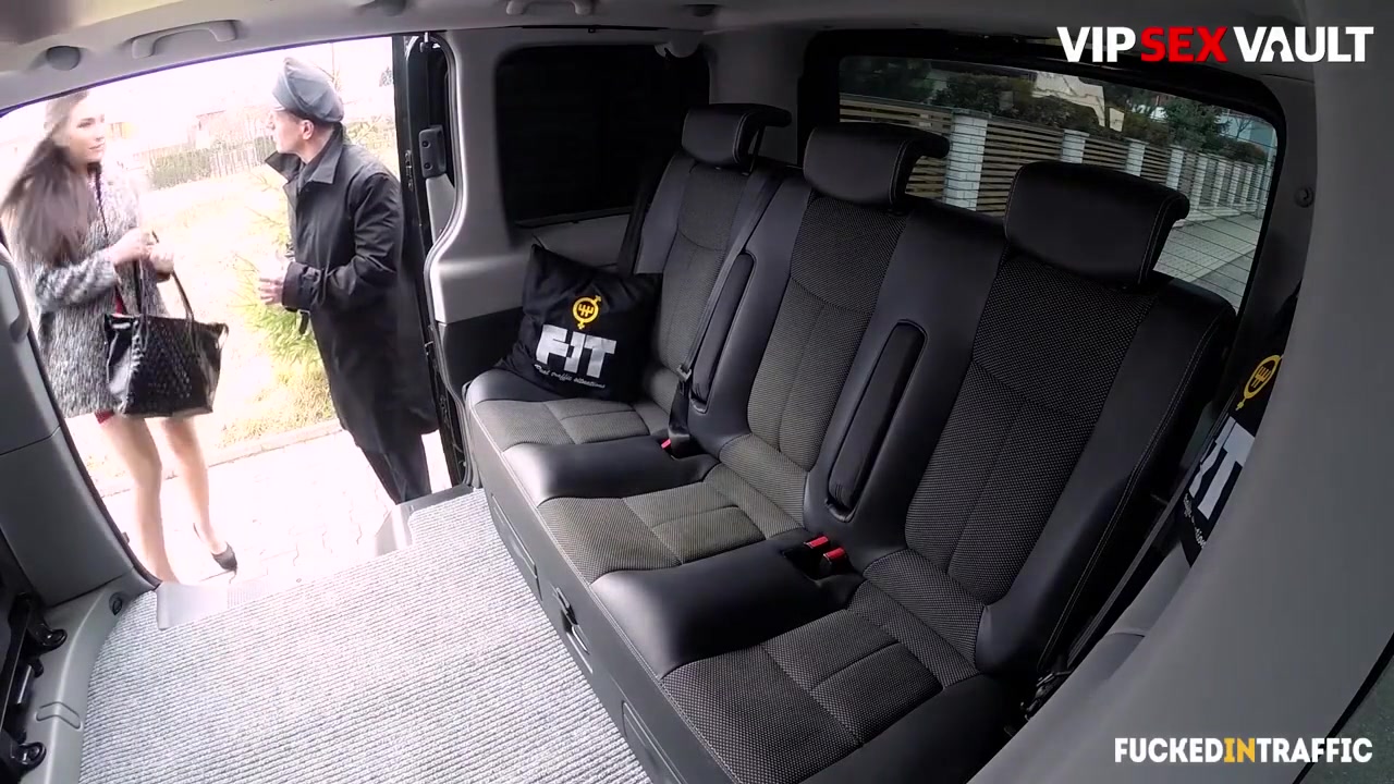 Slutty Brunette Pays Her Driver With A Fuck
