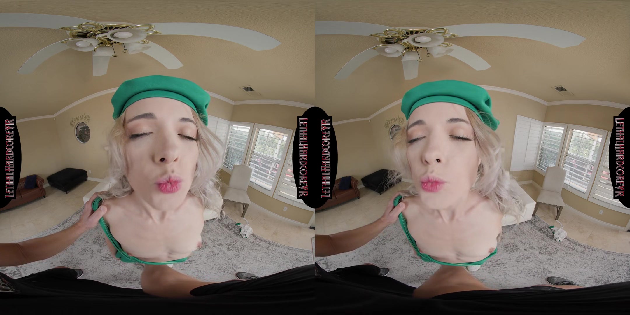 Cute Blonde Nicole Desires Cream On Her Cookie