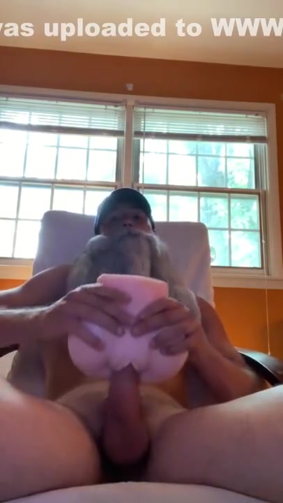Old Man Merlin Discovers That Fucking A Fleshlight Fake Pussy Is Awesome And Cums In It While Moans