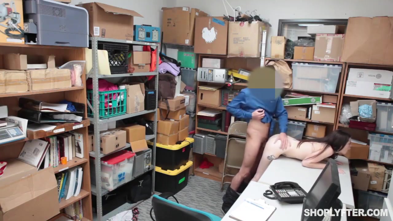 Anastasia A And Anastasia Rose In Blowjob And Doggyfucking For Young Shoplifter