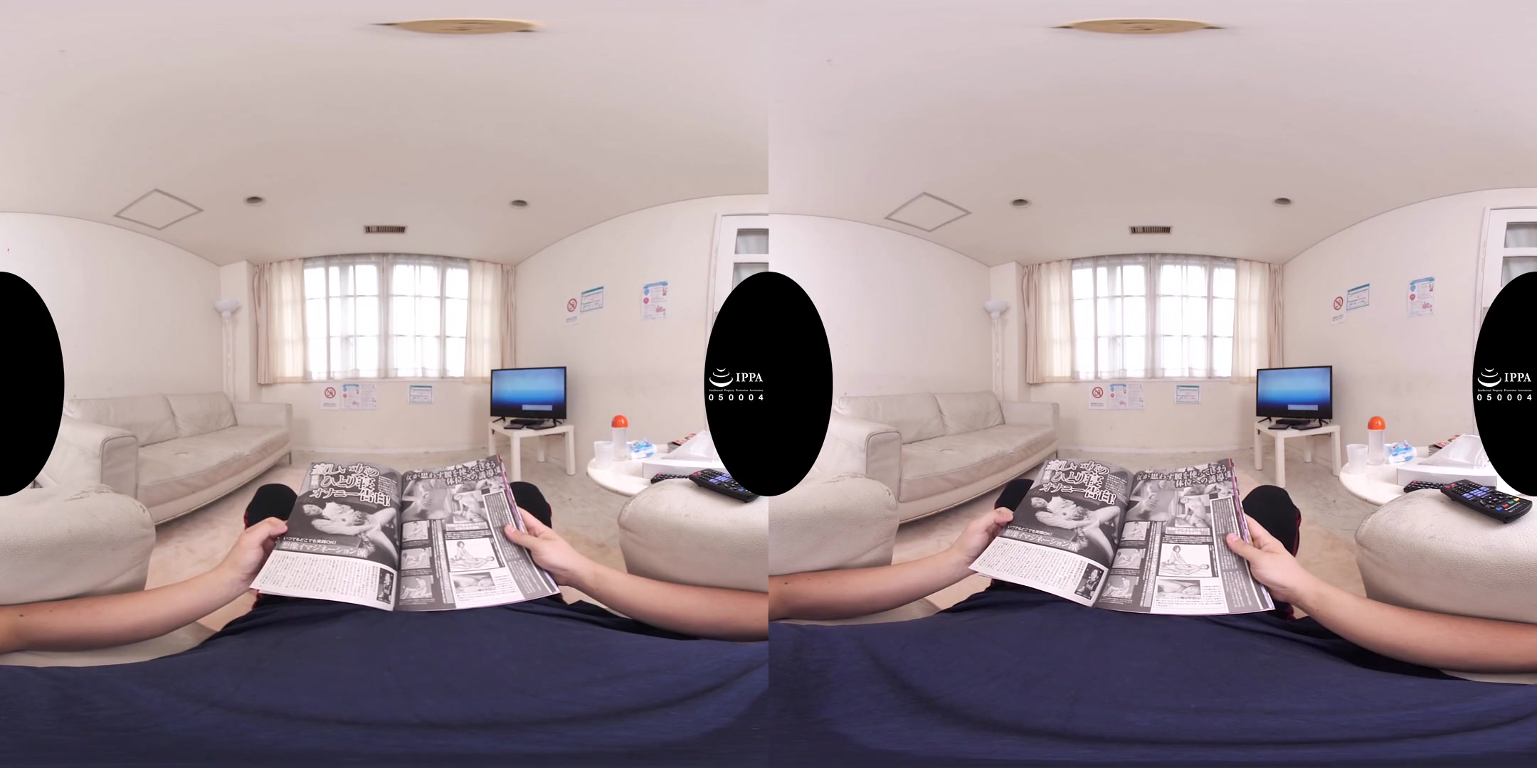 Nurse in White Gloves in the Fertility Clinic; Busty Japanese Babe Nurse Fetish