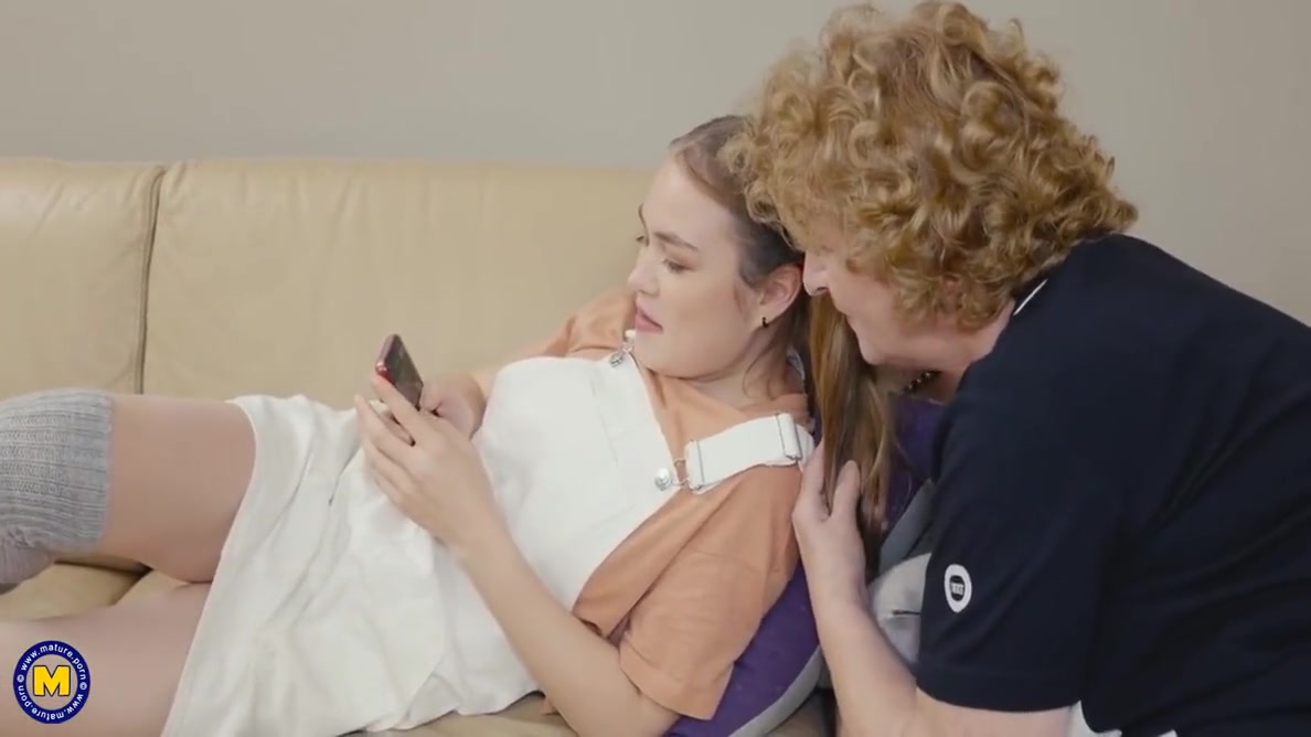 Old Granny Seduce Young Hairy Girl For Homemade Lesbian Sex
