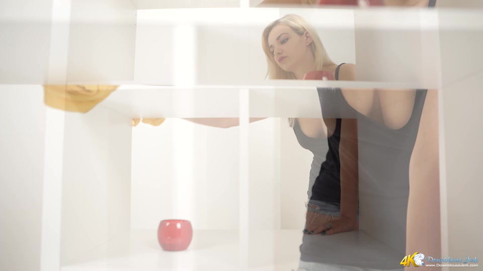 Dolly in You Wank I'll Clean - DownblouseJerk