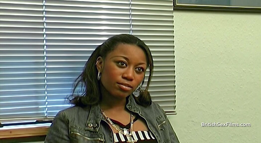 Nervous ebony British amateur porn casting